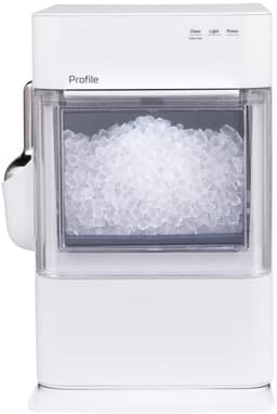 GE Profile™ Opal™ 2.0 Ultra Nugget Ice Maker With Scale Inhibiting Filter In Stone White Size 16.5 H X 10.5 W X 17.5 D | XPIO23SWOW | Fridge.com