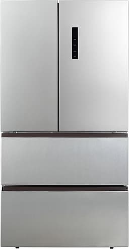 Hamilton Beach HBFR1504 Full Size Counter Depth Refrigerator with Two Freezer Drawers, 17.9 cu ft, Stainless | Fridge.com