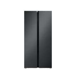 Hamilton Beach 20.6 cu. ft. Side By Side Refrigerator, Digital Display And Controls, Black Stainless Steel | Fridge.com
