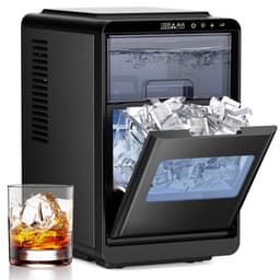 Crescent Countertop Ice Maker 16 Crystal-Clear Ice Cubes In 12 Mins 27Lbs/24H Self-Cleaning Timer 3000/Day For Home Office Party | Fridge.com