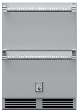 Hestan 24-Inch 5.2 Cu. Ft. Outdoor Rated Refrigerator and Freezer Drawer with Lock - GRFR24 | Fridge.com