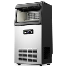 13.5 in. 90 lbs/Day Commercial Built-In/Freestanding Full Size Cubes Ice Maker In Stainless Steel With 15 lbs./Day Bin | Fridge.com
