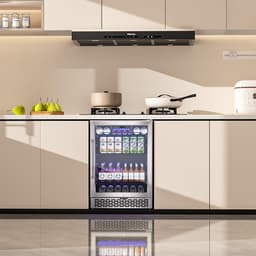 24" W Single Zone 18-Wine Bottles And 88-Cans Built-In /Freestanding Wine And Beverage Cooler In Stainless Steel | Fridge.com