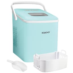 Igloo Automatic Self-Cleaning Portable Electric Countertop Ice Maker Machine with Handle, 26 Pounds in 24 Hours, 9 Ice Cubes Ready in 7 Minutes, with Ice Scoop and Basket | Fridge.com