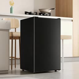 3.2 cu.ft Upright Freezer Compact Mini Freezer With Removable Shelves For Bedroom, Office, Kitchen | Fridge.com
