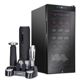 Ivation 13.6'' 18 Bottle Single Zone Freestanding Wine Refrigerator With 5-Piece Wine Gift Set | Fridge.com