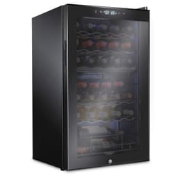 Ivation Freestanding Wine Refrigerator, 33 Bottle Wine Cooler - Black | Fridge.com