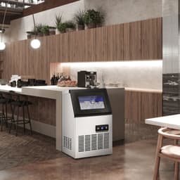 Joeaonz Ice Maker 120 lb. Daily Production Cube Clear Ice Freestanding Ice Maker | Fridge.com