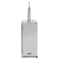 15" Wide Cold Brew Single Tap Stainless Steel Outdoor Kegerator | Fridge.com