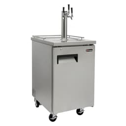 Kegco Outdoor Triple Tap Half Barrel (Full Size) Freestanding Kegerator With Door Lock | Fridge.com