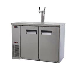 Kegco 20 Cubic Feet Dual Tap Half Barrel (Full Size) Freestanding Kegerator With Door Lock And | Fridge.com