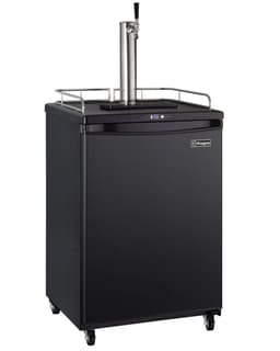 Kegco Keg Dispenser, Single Faucet, Black | Fridge.com