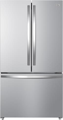 Kenmore 36" French Door Refrigerator with Freezer - Accela Chill, Adjustable Shelving, Humidity Controlled Crispers, ENERGY STAR Certified, 20.3 cu. ft. Capacity, Fingerprint Resistant Stainless Steel | Fridge.com