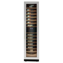 Kenmore Elite 18" 111-Bottle Dual Zone Wine Refrigerator, Built-In Or Freestanding Compressor Wine Cooler With Digital Controls, Uv Glass Door & Beech | Fridge.com