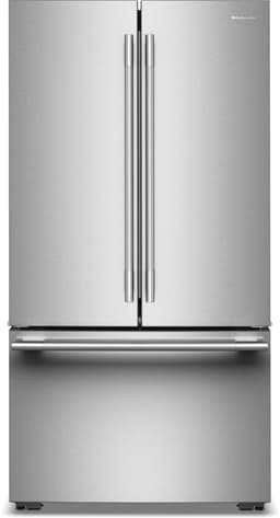 KitchenAid 24.8 cu. ft. Counter-Depth French Door Refrigerator With Internal Water Dispenser 36-Inch Wide In Printshield Stainless | Fridge.com