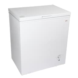 Koolatron Deep Freezer - Chest Freezer, 1 Wire Basket, Garage Ready, Meat Storage, Front Drain, Congelador For Home, Apartment, Basement, Dorm, Cottage, Manual Defrost, Stand Up, 5.0 Cubic Feet, White | Fridge.com