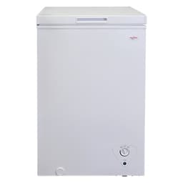 Koolatron Deep Freezer - Chest Freezer, 1 Wire Basket, Garage Ready, Meat Storage, Front Drain, Congelador For Home, Apartment, Basement, Dorm, Cottage, Manual Defrost, Stand Up, 3.5 Cubic Feet, White | Fridge.com