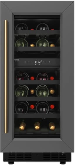 KoolMore - Reserve 15 in. Under-Counter Panel Ready Dual Zone Built-In Wine Cooler With Shelves, 23 Bottle Capacity - Black | Fridge.com