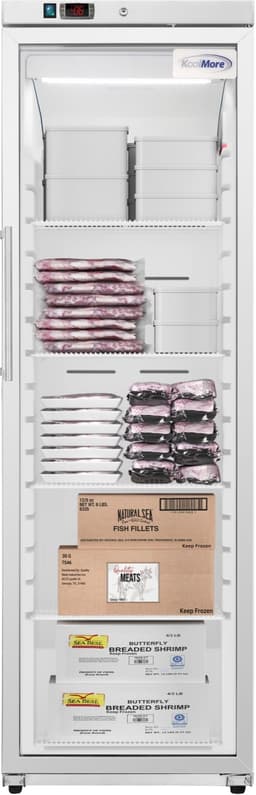 KoolMore 26" Commercial Upright Freezer KMRIF1GD12CA | Fridge.com