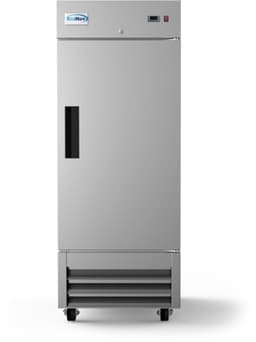 KoolMore - 29 in. Commercial One-Door Reach-In Freezer 23 cu ft. RIF-1D-SS - Stainless Steel | Fridge.com
