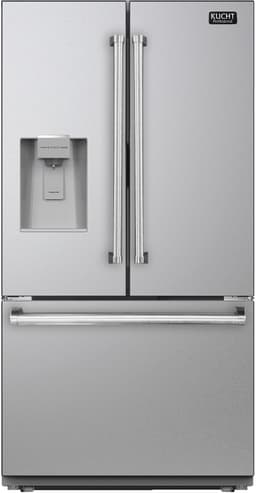 Kucht KR900X Standard Depth Freestanding French Door Refrigerator, Stainless Steel | Fridge.com