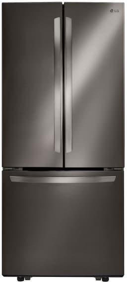 LG French Door Refrigerator, Black Stainless Steel, 22 cu. ft. | Fridge.com