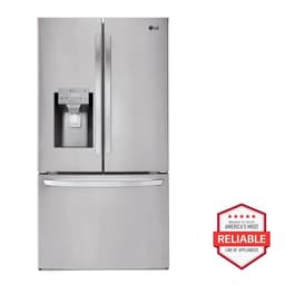 LG Smart Wi-Fi Enabled French Door Counter-Depth Refrigerator, Counter-Depth, Stainless Steel, 22 cu. ft. | Fridge.com