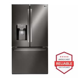 LG Smart Wi-Fi Enabled French Door Refrigerator, Black Stainless Steel, 28 cu. ft. | Fridge.com
