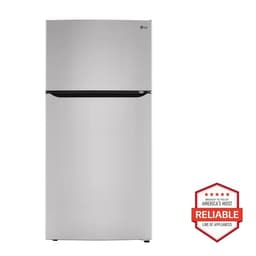 LG Top Freezer Refrigerator With Reversible Door, Reversible Door, LED Lighting, Stainless Steel, 24 cu. ft. | Fridge.com