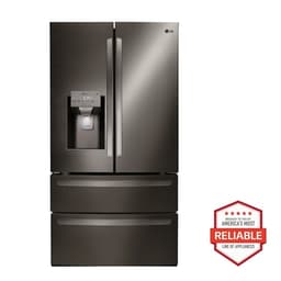 LG Smart Wi-Fi Enabled French Door Refrigerator, Black Stainless Steel, 28 cu. ft. | Fridge.com