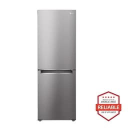 LG Bottom Freezer Refrigerator, Reversible Door, Stainless Steel, 11 cu. ft. | Fridge.com
