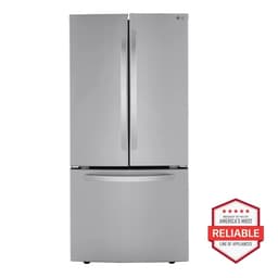 LG French Door Refrigerator, Print Proof Stainless Steel, 25 cu. ft. | Fridge.com