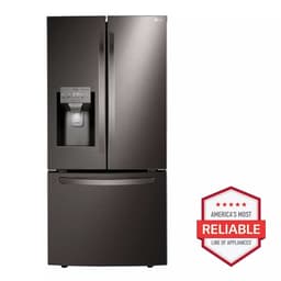 LG Smart Wi-Fi Enabled French Door Refrigerator, Black Stainless Steel, 25 cu. ft. | Fridge.com