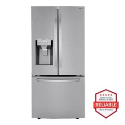 LG Smart Wi-Fi Enabled French Door Refrigerator, Stainless Steel, 25 cu. ft. | Fridge.com