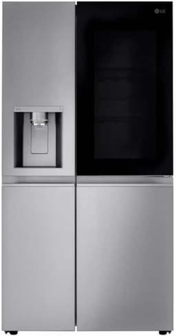 27 cu. ft. Side by Side Smart Refrigerator w/InstaView and Craft Ice in PrintProof Stainless Steel | Fridge.com
