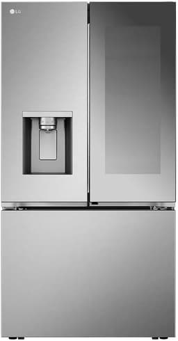 LG LRYKC2606S, 26 cu. ft. Smart Mirror InstaView® Counter-Depth MAX™ French Door Refrigerator with Four Types of Ice | Fridge.com