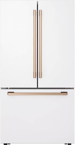 LG Studio 27 cu. ft. Smart Counter Depth 3-Door French Door Refrigerator in Essence White with Water and Ice SRFB27W3 | Fridge.com