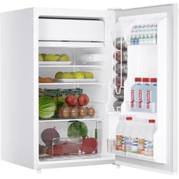 4.3 cu. ft. Mini Fridge With Freezer, Compact Single Door Refrigerator With Reversible Door, Adjustable Temperature & Crisper Drawer For Bedroom, Dorm | Fridge.com