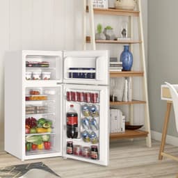 Magic Chef 4.5-cu. ft. Mini Refrigerator With Freezer In White | Fridge.com