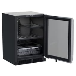 Marvel Appliances 5.3 Cubic Feet Convertible Black/Stainless Steel/Clear Mini Fridge | Fridge.com