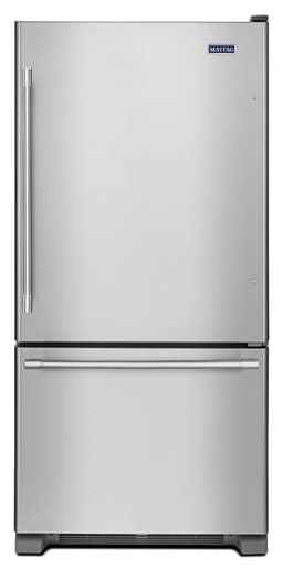 Maytag 30 In. Wide Bottom Mount Refrigerator, 19 Cu. Ft. In Fingerprint Resistant Stainless Steel | Fridge.com
