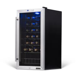 NewAir - 27-Bottle Wine Fridge With Adjustable Chrome Racks And Exterior Digital Thermostat - Stainless Steel | Fridge.com