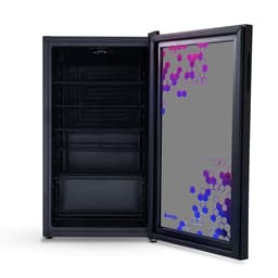 NewAir - Spectrum 126-Can Freestanding Beverage Cooler With Hexacolor Pattern - Black | Fridge.com