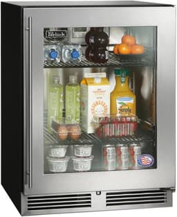 Perlick 24 Inch ADA Compliant 24" Built In Undercounter Counter Depth Compact All-Refrigerator HA24RB43R | Fridge.com