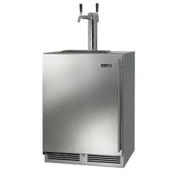 Perlick C-Series 5.2 Cubic Feet Stainless Steel Outdoor Single Tap Freestanding Kegerator With Door Lock | Fridge.com
