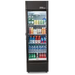 Premium Levella 24.21'' W Freestanding 280 Cans (12 oz.) 12.5 Cubic Feet Beverage Cooler With Glass Door | Fridge.com
