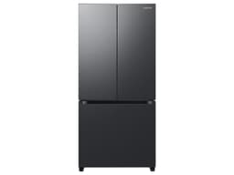 Samsung 18 cu. ft. Counter Depth 3-Door French Door Refrigerator in Matte Black Steel(RF18A5101MT/AA) | Fridge.com