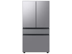 Samsung Bespoke 23 cu. ft. Counter Depth 4-Door French Door Refrigerator with Beverage Center™ in Stainless Steel(RF23BB8600QLAA) | Fridge.com