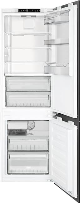 Smeg 24 Inch Built In Counter Depth Bottom Freezer Refrigerator CB300UI | Fridge.com