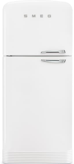 Smeg 32 Inch 50's Retro Design 32" Top Freezer Refrigerator FAB50ULWH3 | Fridge.com